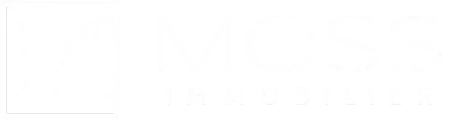 Logo Moss Immobilier blanc
