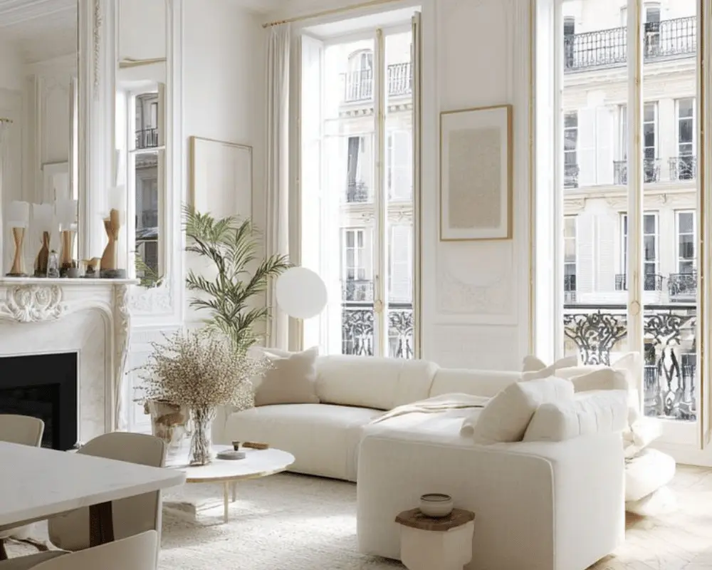 Intérieur de maison lumineux et moderne
