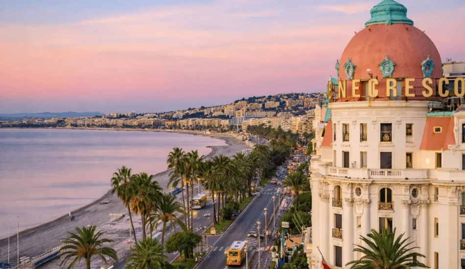 Hôtel Negresco sur la Promenade des Anglais à Nice