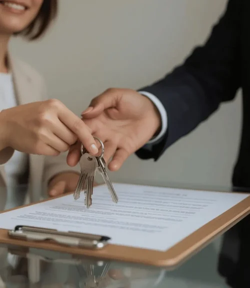 Transaction immobilière entre deux personnes